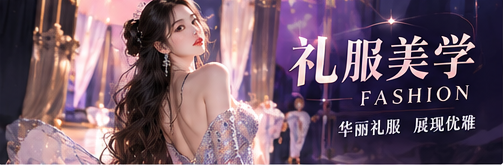 礼服与色彩主题视觉